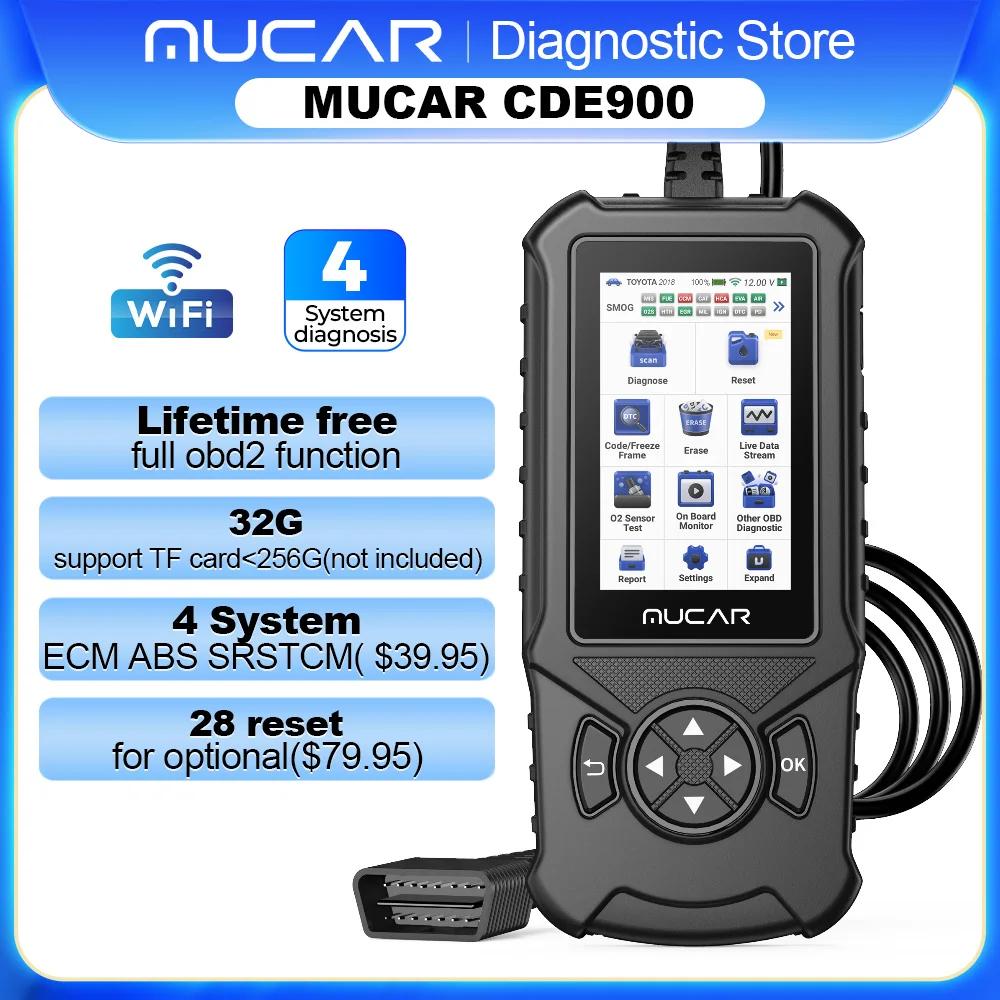 MUCAR CDE900/cde900 Pro/CDE900 Lite OBD2   ڵ Obd 2 ĳ 극ũ    ý  cde900 ڵ  32GB